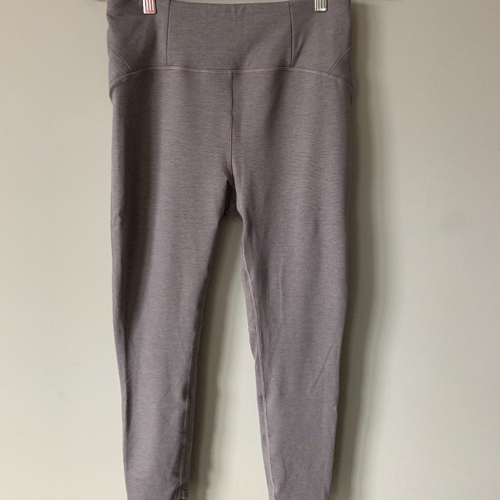 CALIA Leggings (athletic) - High Waist - Grey/Light Purple - Stretchy & Comfy!